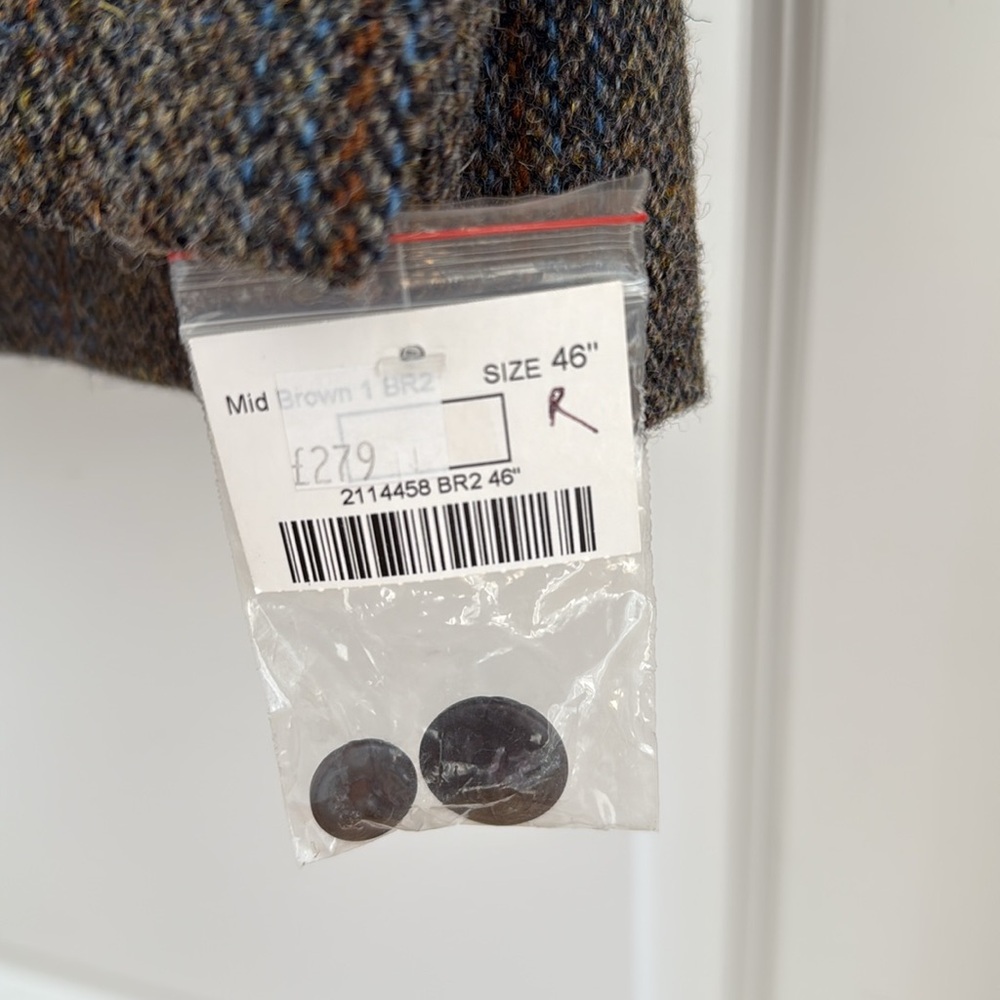 NWT Harris Tweed Blazer Size 46R - Picture 3 of 16